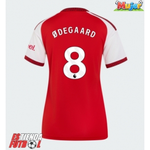 Arsenal Martin Odegaard #8 Primera Equipación Mujer 2026-27 Manga Corta
